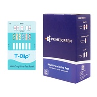 Prime Screen [5 Pack] 12 Panel Urine Drug Test Kit (AMP, BAR, BUP, Benzos BZO, COC, mAMP, MDMA, MOP,