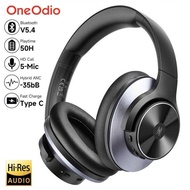 Oneodio A10 Bluetooth 5.4 Headphones Hybrid Active No Cancelling Hi-Res Audio Over Ear Wireless Head