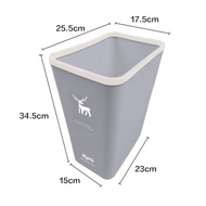 Inaso Tong Sampah Plastik Tertutup Minimalis Tempat Sampah Dengan Klik Otomatis Ruang Tamu Dapur Kam