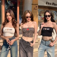 Glamour Top Screen-Printed Tube (3027)