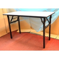 Banquet Table size 75W x 120L x 75H cm, strong 32 x 32 mm foldable leg, foldable table, study table