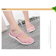 Spot2019 New Wild Non-Slip Student Soft Bottom Jelly Baotou Beach Sandals Hole Shoes Plastic Sandals Female Summer