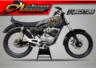 STRIPING RX KING MOTIF EVIL TWIN KEREN