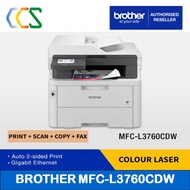 [Free $80 NTUC Voucher] BROTHER  MFC-L3760CDW All-In-One Color Laser  MFCL3760CDW MFC L3760 CDW 3760 l3760cdw uses TN269 and TN269XL series Toner *** 3 Years on-site warranty***