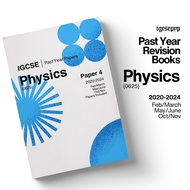 IGCSE Physics (0625) PAST YEAR REVISION BOOKS P2/P4/P6 2020-2024 (EXTENDED)