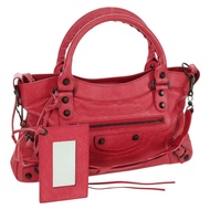 BALENCIAGA The First 手提包 皮革 2way 粉紅色 103208 正品 ARZ707SAV