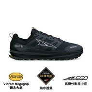 男裝防水健行跑山鞋 Men Lone Peak 9+ GTX Black/Black 8