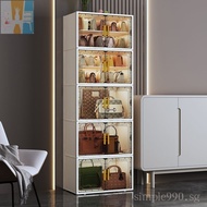Large Bag Storage Artifact Display Cabinet Storage Rack Storage Box Bedroom Dustproof Transparent Ba