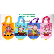 (1 Piece) Labubu Spunbond Bag 22*23*11 Cm / Labubu Gift Bag / GXIMP Sack Bag HX2223-A (1 Piece)