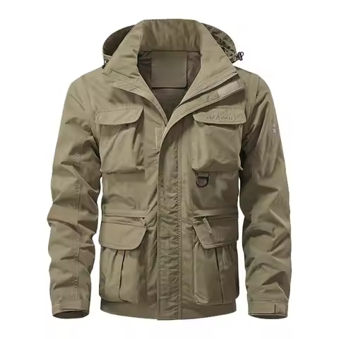 Us Military Gore-Tex Jacket Coats Mens Black Streetwear Downtown Y2K Youth Culture Contemporary Mode
