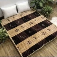 Super warm 3-layer fleece bed mat 1m2x1m9, 1m6x2m, 1m8x2m