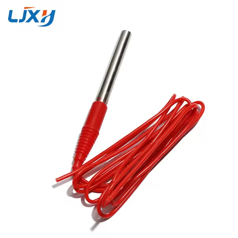 LJXH 12V 24V Electric Tubular Water Heating Element 10x80MM 100/200/300/400W Heater Resistance 1M Ca