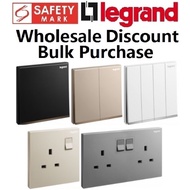 Legrand Galion Switch and Socket, Safety Mark Approved