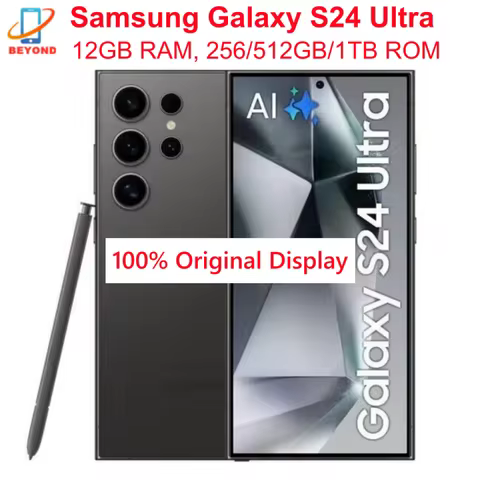 Samsung Galaxy S24 Ultra 5G S928U1 S928B S928N S9280 6.8" ROM 256/512GB/1TB RAM 12GB Snapdragon NFC 