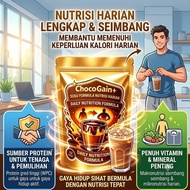 Tambah Berat Badan 7 sachet .Cepat Naik Berat ,Chocolate Gain Plus