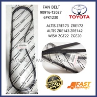 『WM』TOYOTA WISH ZGE22 ALTIS ZRE143 ZRE172 FAN BELT 90916-T2027 6PK1230