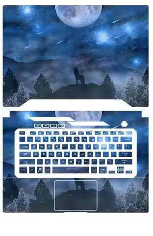 Pre-cut 1xTop+1xPalmrest Skin Sticker Cover Film For ASUS TUF Dash F15 FA506 FX506 FX505 FX504 X415