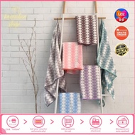 HANDUK MANDI DEWASA IMPOR  MICROFIBER PREMIUM MOTIF SALUR TINGGI.UKURAN 70 X 140 CMHanduk mandi dewa