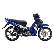 Cover Set Lagenda 115 ZR SRL 115ZR DPBMC Blue Black BIRU HITAM Original HLY Sticker Stripe MORITAKA 