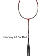 YONEX NANORAY 70 DX RED 4UG5 Badminton Racket Original
