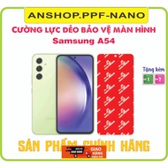 Toughened flexible screen protector for Samsung A54 phone