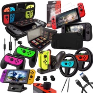 (missing stylus and charging station) Switch Accessories Bundle - Orzly Geek Pack for Nintendo Switch