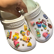 Crocs Jibbitz Creative Cute Cartoon Shoe Accessories New SpongeBob SquarePants DIY Shoes Charm Button Shoe Buckle Decoration /shoe Decoration/Crocs Button