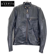 二手 Vanson Type B 黑色牛皮單座自行車靴 34