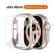 [W&amp;G]Smart Watch Case Applicable to Applewatch8 Generation Platinum 49mm Protective Pc Half Pack Protective Case for Apple Watch