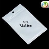 [Contents 10Pcs] Grade A Ziplock Plastic Ziplock Plastic Accessories Size 7.5x12cm Ziplock