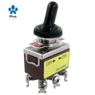 AC 250V 15A on/on 2 Position DPDT Toggle Switch with Waterproof Boot