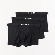 WOWON MEN BOXER - ISI 3 PCS - CELANA DALAM PRIA - ZERO GRAVITY FEEL