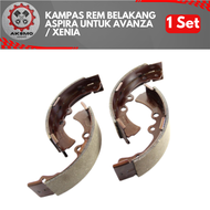 Kampas rem belakang Aspira untuk mobil Avanza / Xenia