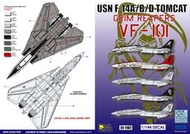 DXM_1/144_F-14A F-14B F-14D VF-101 鐮刀死神_51-1107