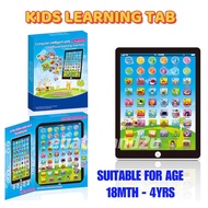 Kids Education Tab Learning Tablet Mainan Budak Learning Laptop Toys Learning Tab