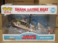 {玩具路邊攤} 代理版 FUNKO POP 經典時刻 大白鯊 鯊魚吃船 JAWS SHARK 1145