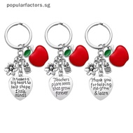 [Popularfactors] Teacher Appreciation Gifts Keychain Idea for Christmas Birthday Teachers Christmas Thank You Gift Keychains Bag Accessories [SG]