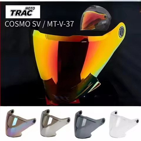 MT COSMO SV Helmet Visors MT-V-37 Lenses MT Interstellar Half Helmet Lenses Original Visor Replaceme