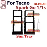 For Tecno Spark Go 1 1s KL4 KL4H Sim Card Tray Slot
