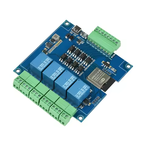 DC 9-24V 4-Channel/8-Channel ESP32 RS485 Modbus Wifi Bluetooth Relay Optocoupler Isolation Module Ty