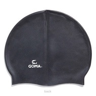 GOMA - GS1901/K 矽膠泳帽, 黑色
