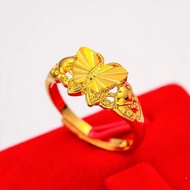 Hot sale พร้อมส่งในไทย🔥 ทองคำแท้หลุดจำ แหวนคู่ แหวนทอง 1บาท ตัดลายยิงทรายชุบทอง24K ผลิตจากช่างฝีมือเยาราช สินค้าพร้อมส่ง แหวนทองแท้ 1สลึง ทอง แหวน1กรัม แหวนทอง1กรัมแท้ แหวนทองแท้ แหวน0.6กรัม แหวนทองแท้ถูกๆ แหวนแฟชั่น ทองแท้หลุดจำนำ