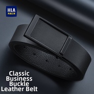 HLA | Genuine Leather Automatic Buckle Belt