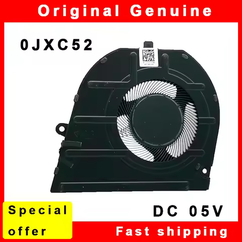 New Laptop CPU Cooling Fan Cooler for DELL Inspiron 14 5430 FQ75 0JXC52 023.100TV.0001 DFS5K12B15E6A