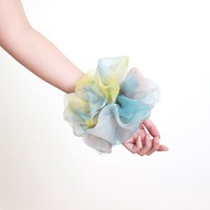 免費送貨 隨機油漆髮圈套裝 Asahi 藝術風格原創紡織大髮圈