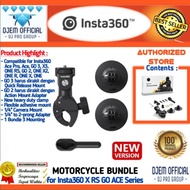 Insta360 Motorcycle Bundle New Version for Camera Actioncam INSTA360 One X3 X2 X GO3 GO2 GO RS R Ace Pro Series Camera