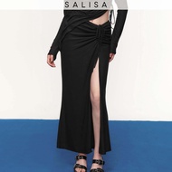 SALISA - SKIRT RUCHED Glitter กระโปรงสั้น