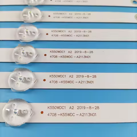New 8 PCS/lot 5LED or 6LED 545mm LED backlight strip for 55PUF6092 K550WDC1 A2 4708-K55WDC-A1113N01 