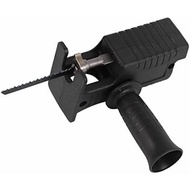 Reciprocating Saw Adapter for Electric Drill Metal Conversion Kit with 3 Saw Blades for Curve Cuttin