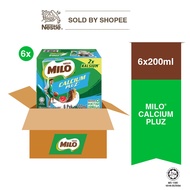 NESTLE Milo Activ-Go Calcium Plus UHT Chocolate Malt Drink 200ml (Halal) [Carton of 24]
